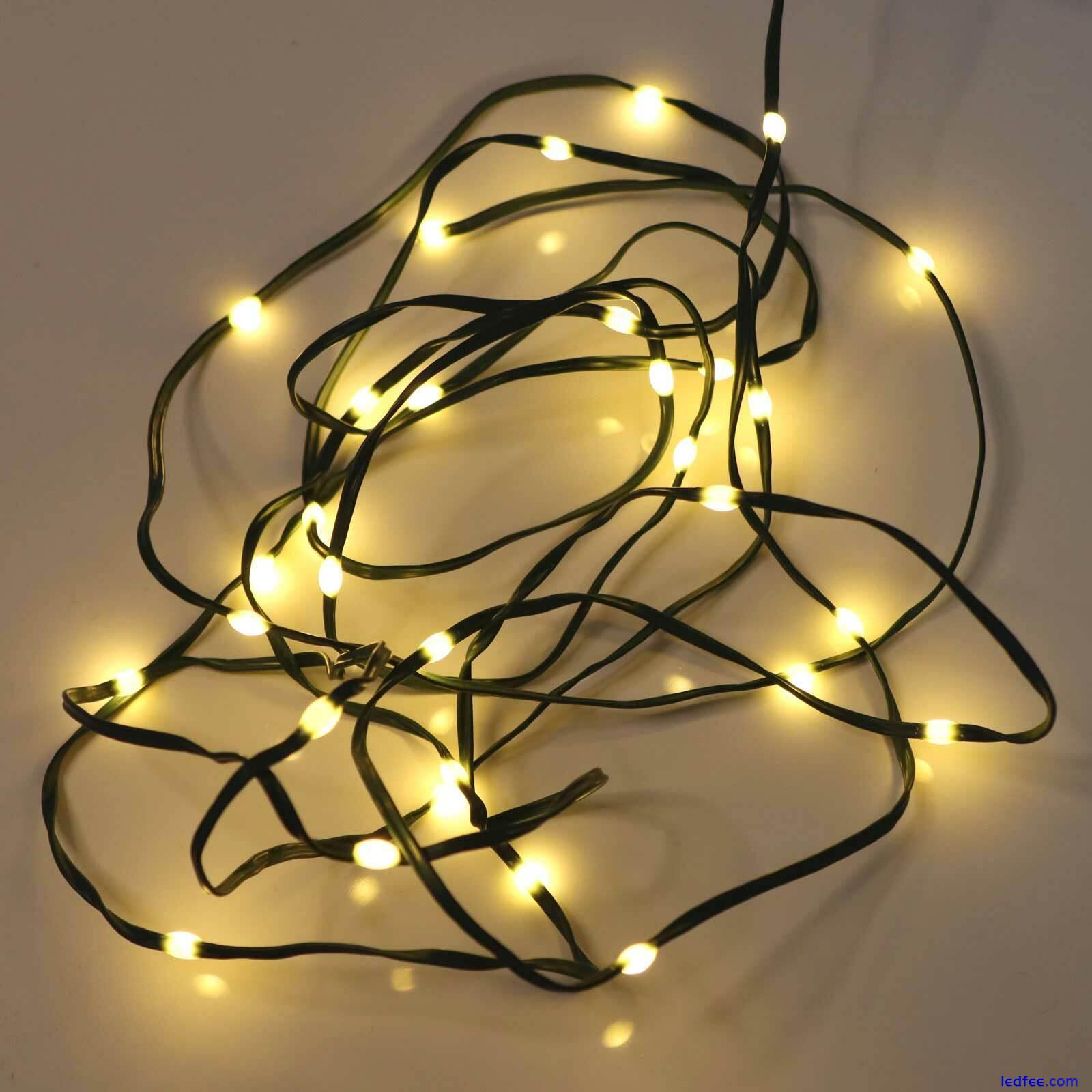 Qbis Battery Fairy Lights  with Timer On Thin Wire. Micro String Lights 2 