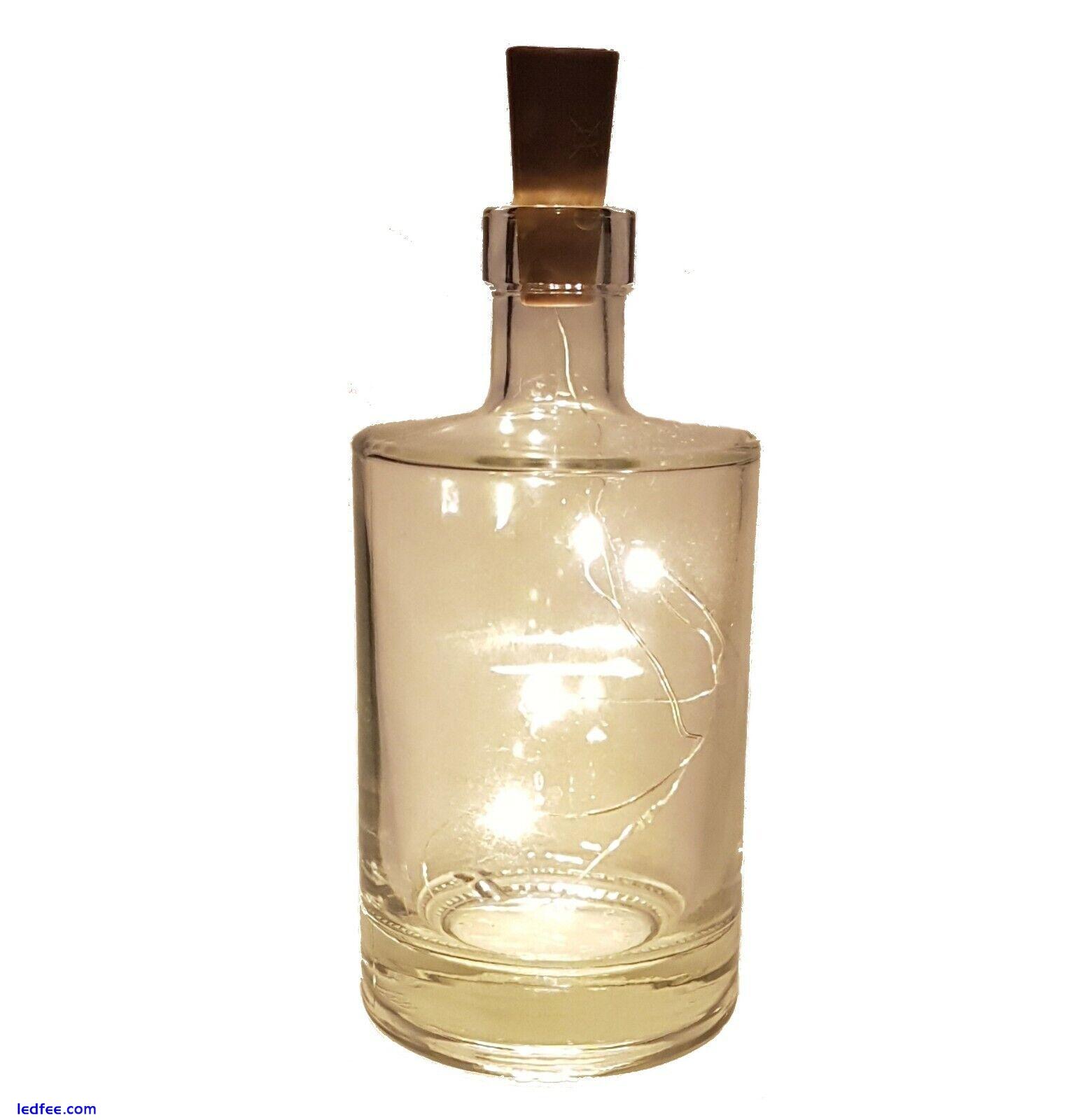 Bottle Fairy Lights on a Realistic Cork to Decorate any Bottle - Warm White LEDs 0 