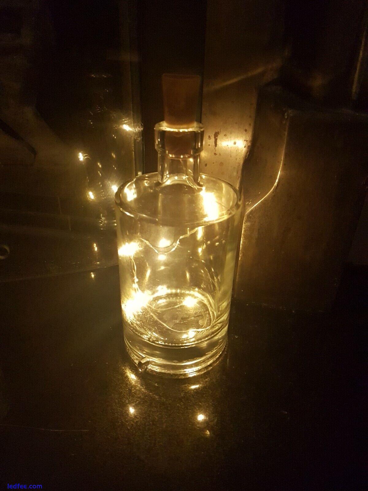Bottle Fairy Lights on a Realistic Cork to Decorate any Bottle - Warm White LEDs 2 