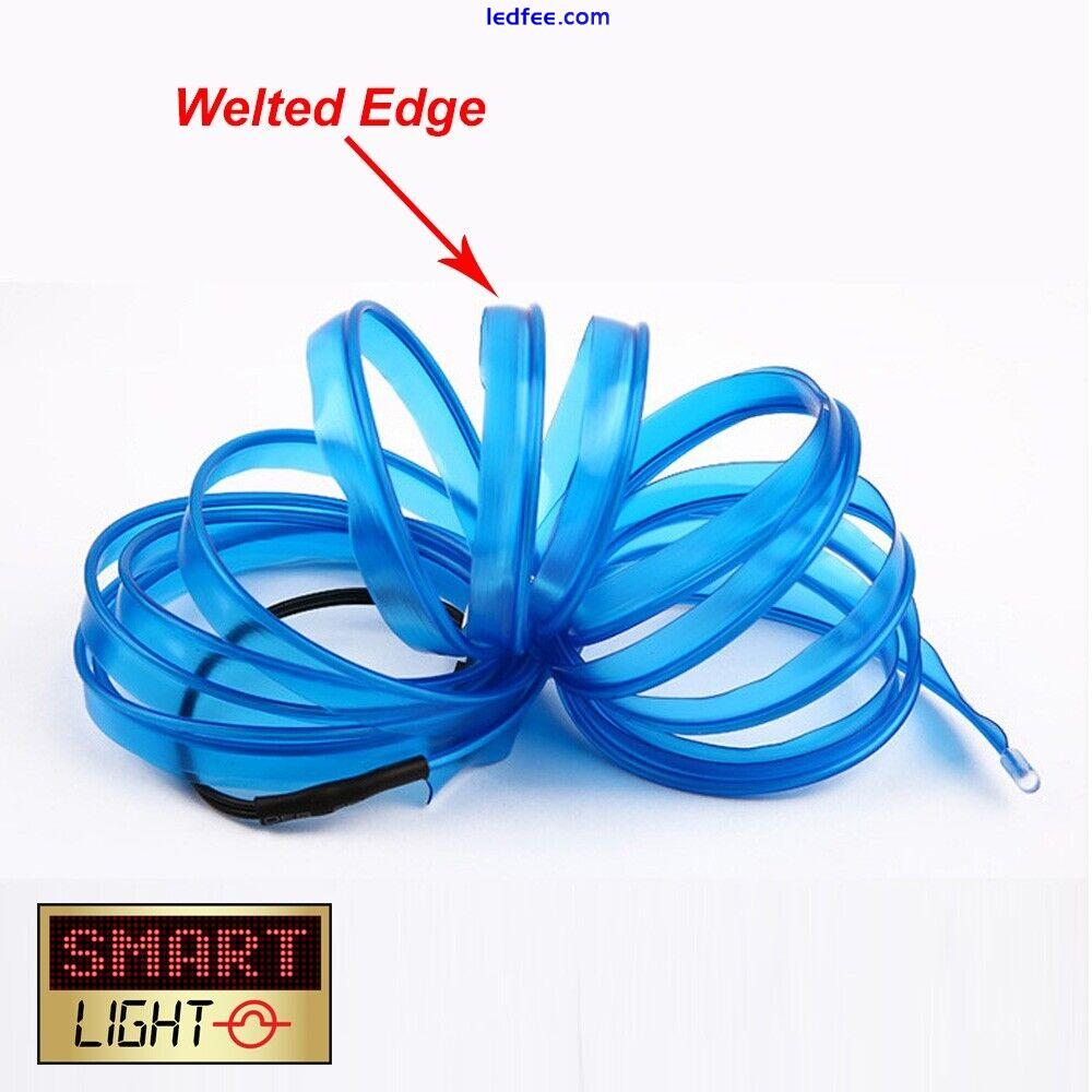 Sewable EL Wire Neon LED Glow Tube/String - Cosplay Halloween XMAS Party Costume 0 