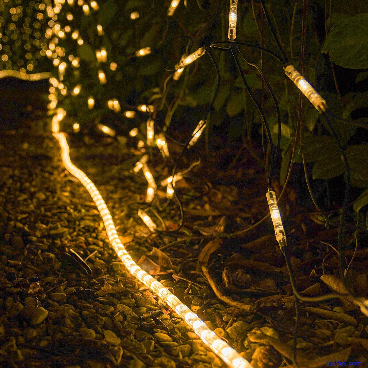 Custom Plug In LED Waterproof IP65 Energy Efficient Outdoor RGB Tube Rope Light 5 