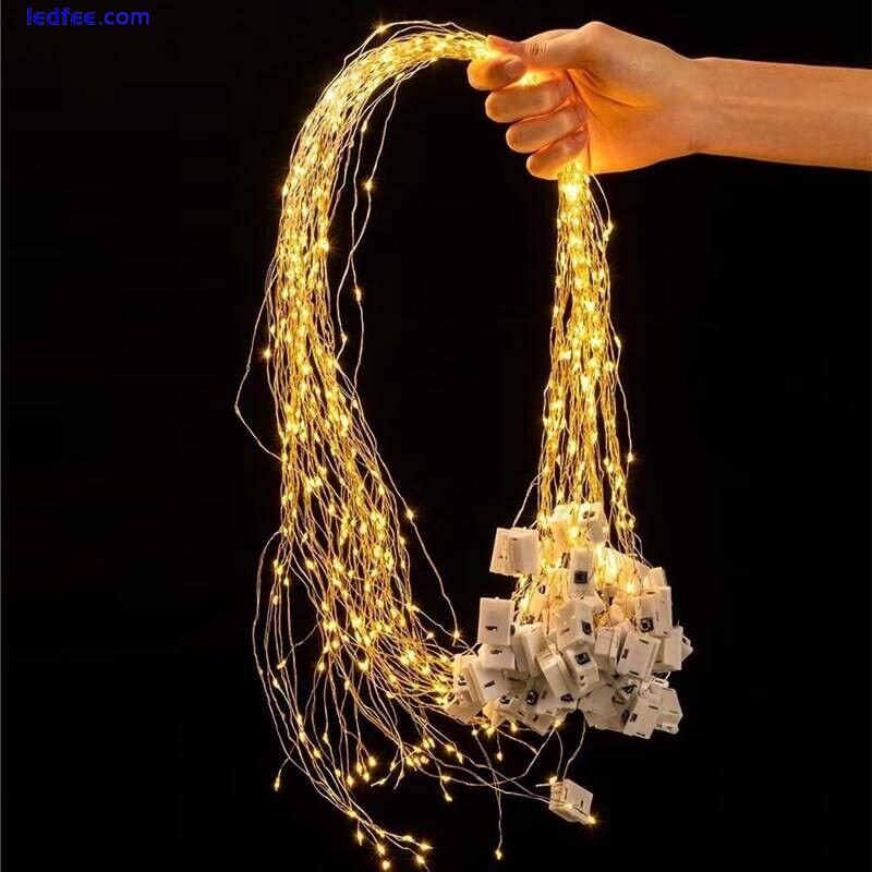 10 PACK Bottle Fairy String Flashing Lights Christmas Wedding Party 10 LED 1M 3 