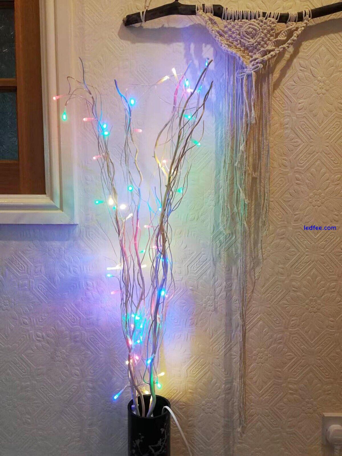 Festival 50 LED Twigs Lights 5 x 115cm Fairy Lights Christmas Home Decorate 3 