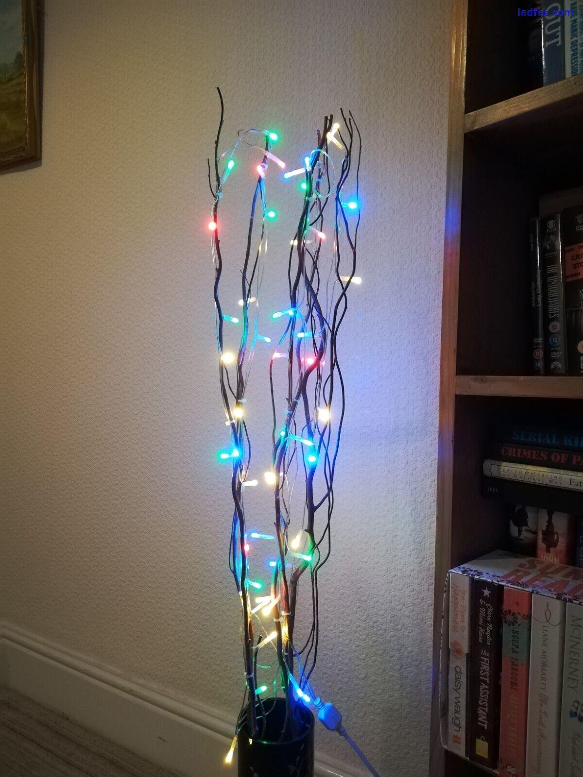 Festival 50 LED Twigs Lights 5 x 115cm Fairy Lights Christmas Home Decorate 5 