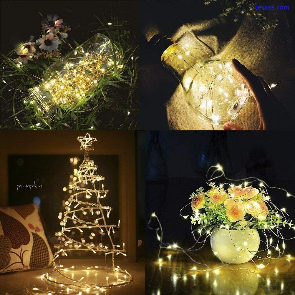 Copper Bottle String Lights Light 15 LED Warm Cool White Fairy Wine Cork Shaped  3 