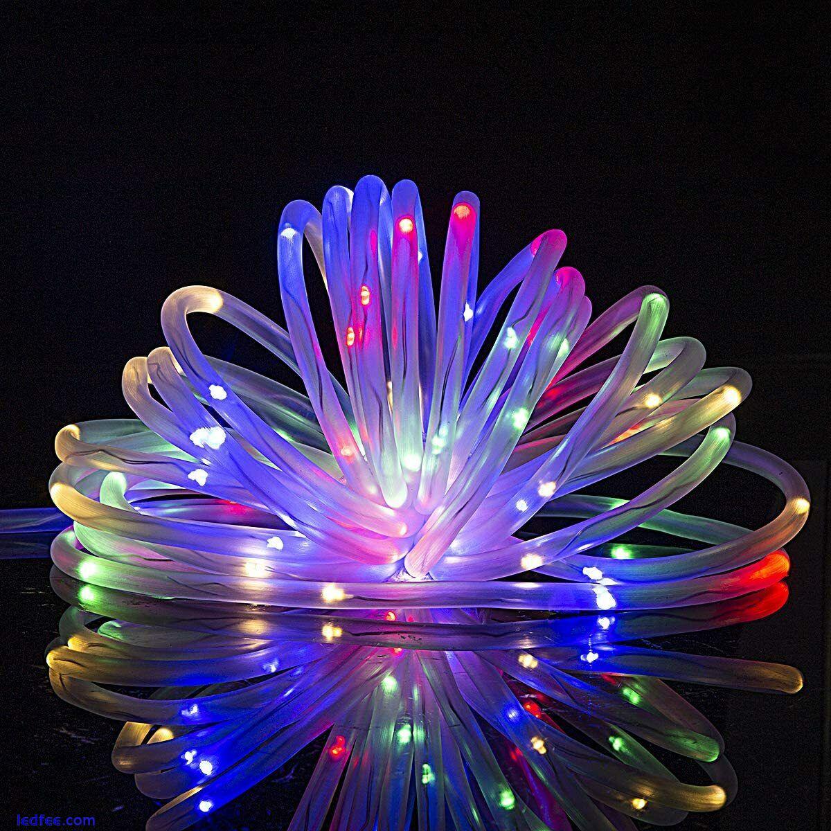 32M 300LED Solar Rope Fairy String Lights Strip Waterproof Outdoor Garden Patio 3 