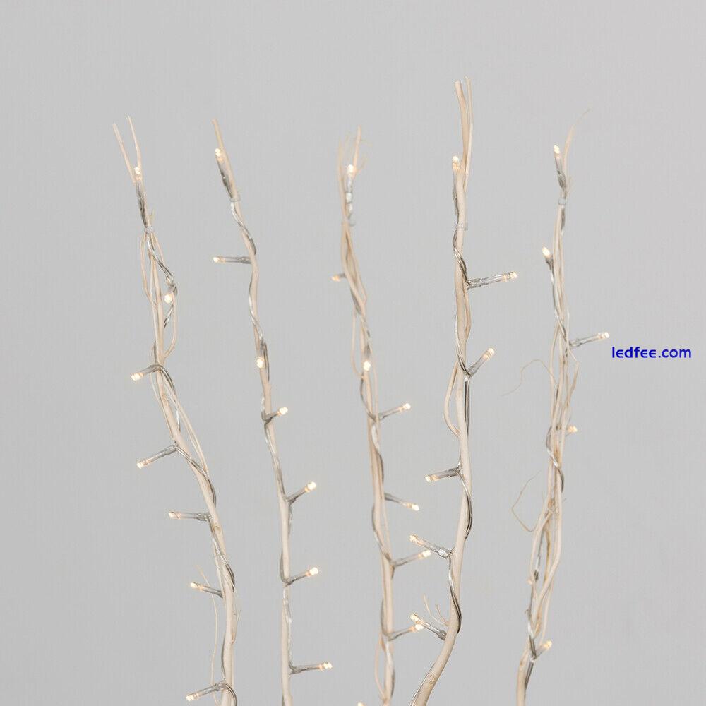 Decorative Fairy Lights Flower Design Twig Branch Home Modern Lighting Art 4 