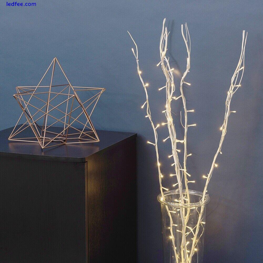 Decorative Fairy Lights Flower Design Twig Branch Home Modern Lighting Art 5 