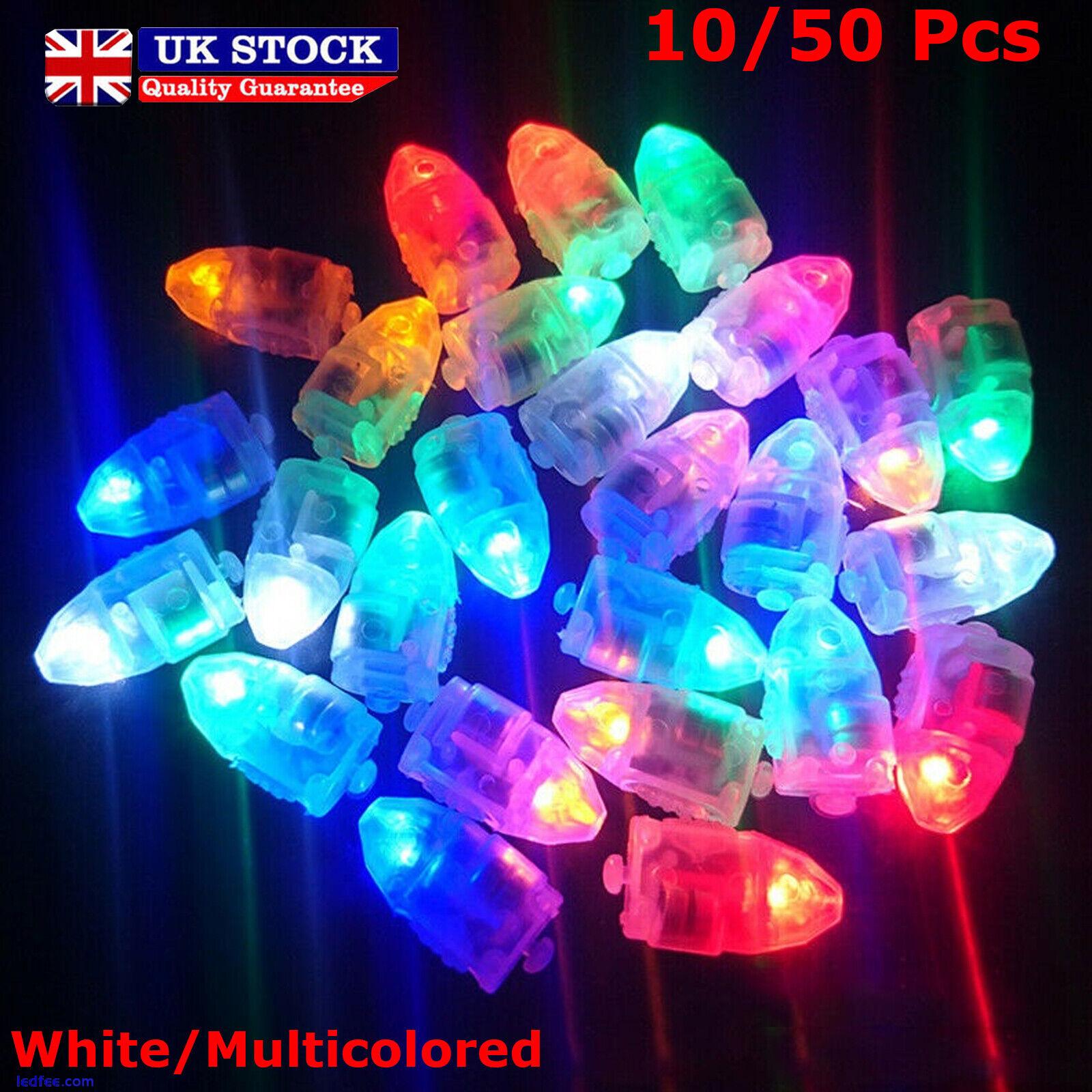 10X/50X LED BALLOONS LIGHT UP PARTY BIRTHDAY WEDDING DECORATION BALLOON LIGHTS 0 