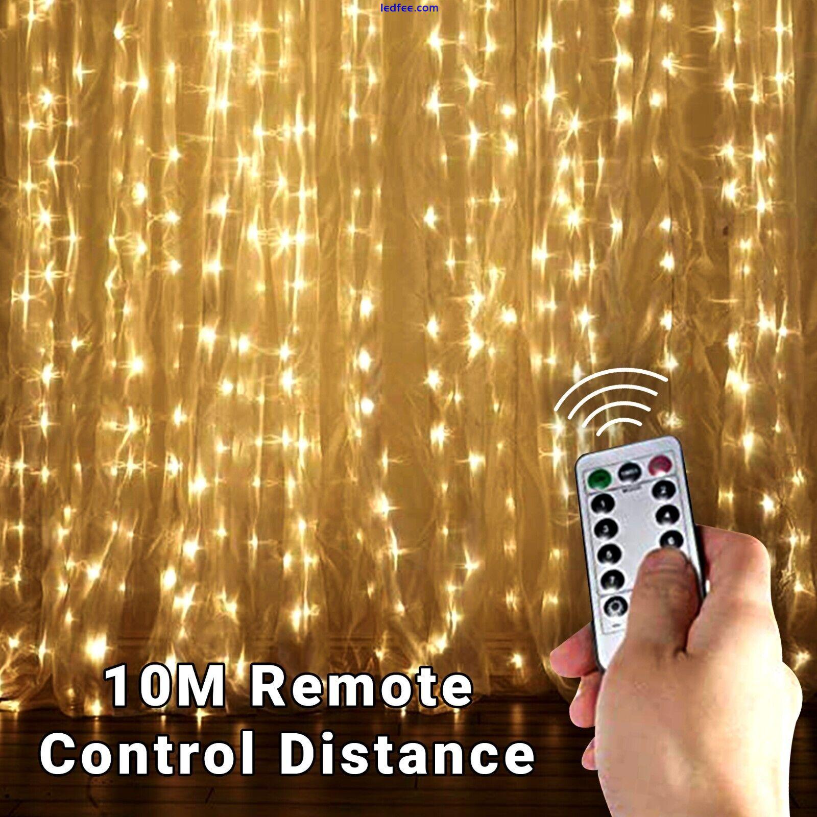 Fairy Lights Battery Operated 8 Modes Remote Copper Wire LED Party String Lights 4 