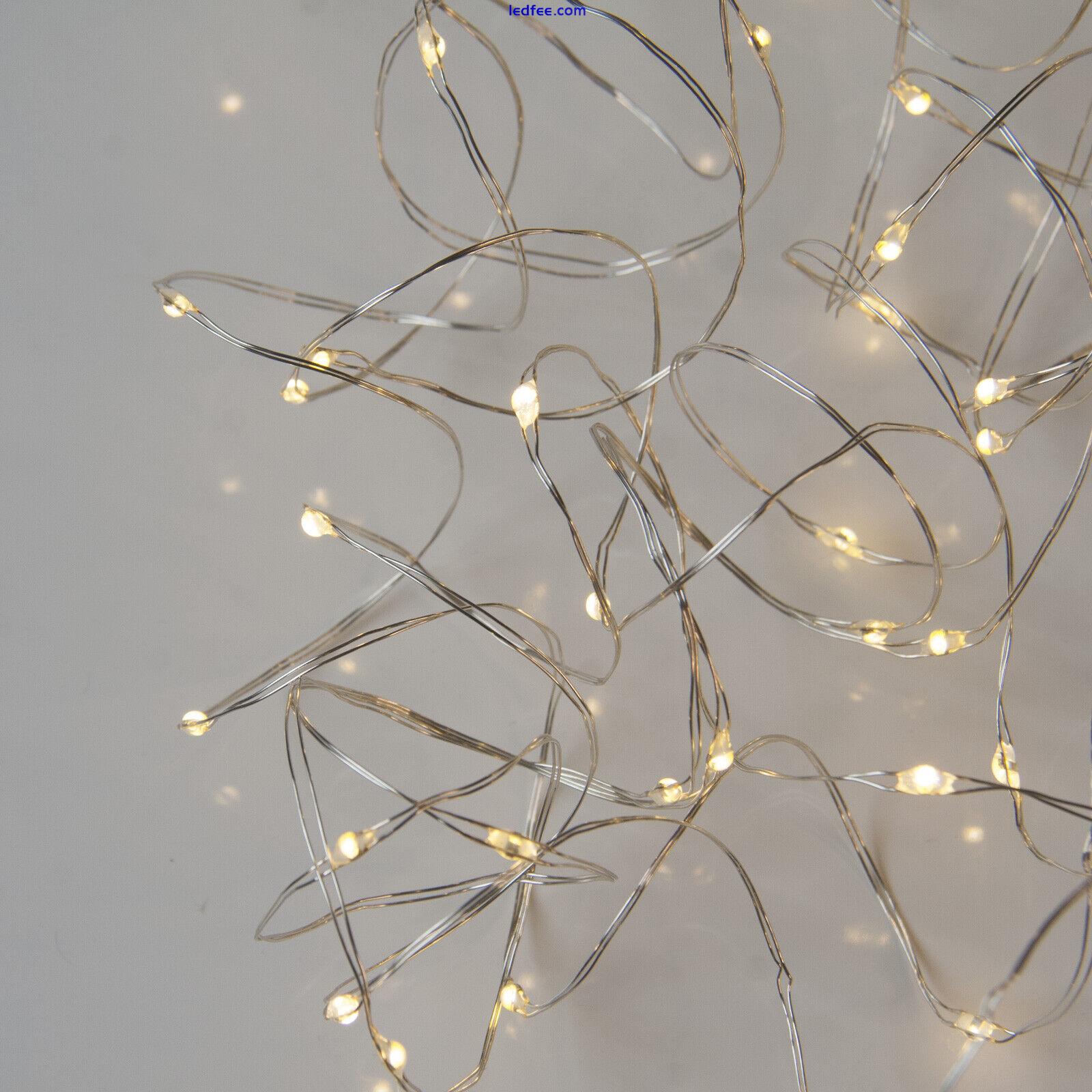 100 Lights on Thin Wire, USB Fairy Lights, Remote Control, Multifunction, Timer 5 