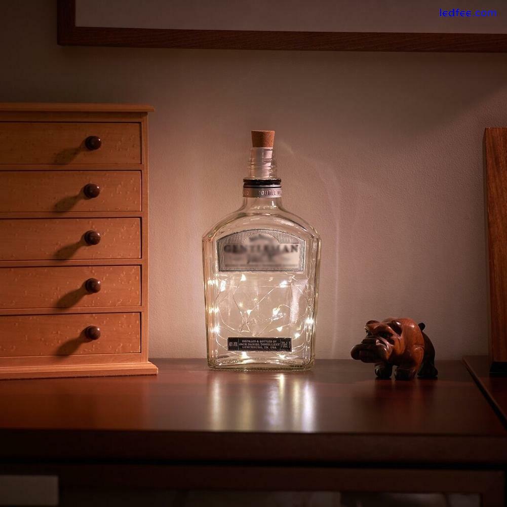 Rechargeable USB LED Bottle Cork Wire Fairy String Lights TOP 0 
