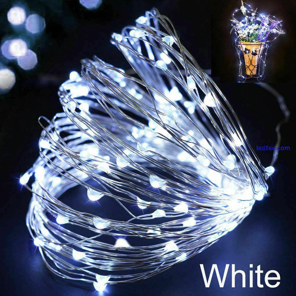 LED String Fairy Lights Battery USB 12V Copper Wire Garland for Home Party Decor 1 