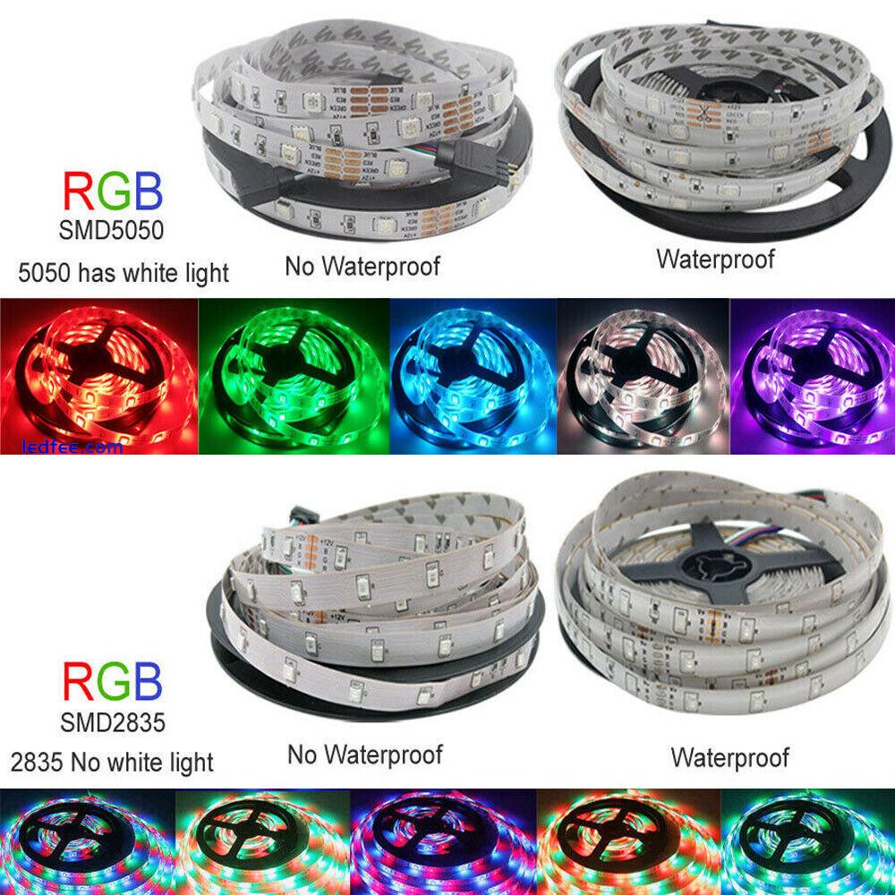 DC 12V 5m 10m 15m 5050 RGB RGBW  LED strip +IR WiFi Remote controller+power 2 