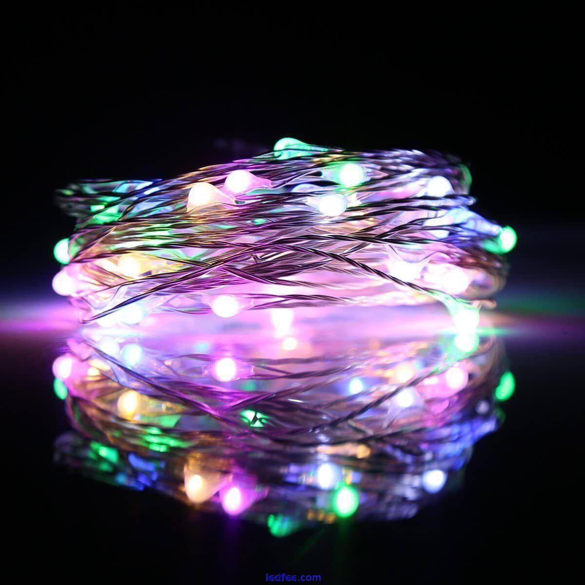 5M 50led USB Fairy Light Multicolor Copper Wire String Strip Party Garland Decor 0 