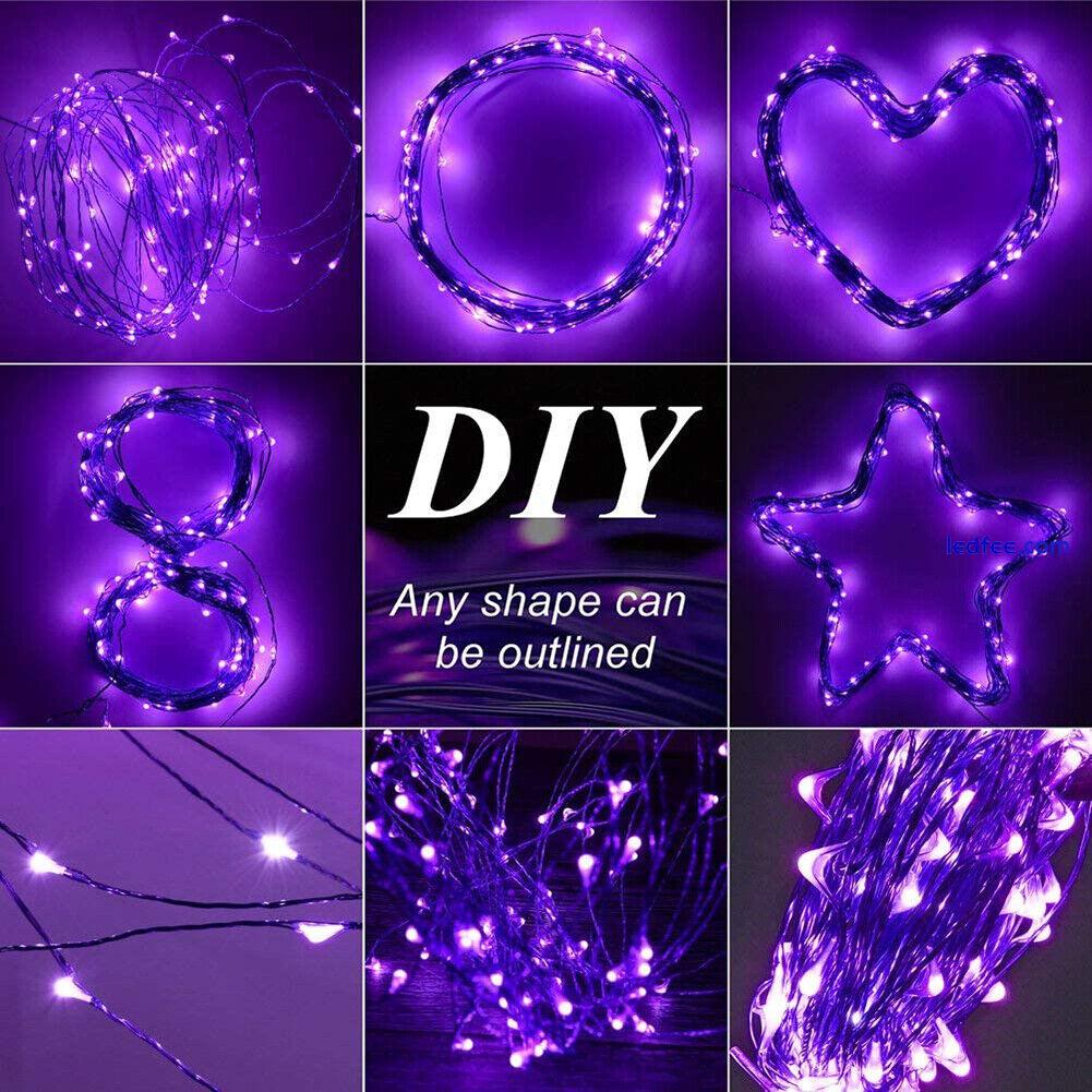 100/200LED Solar String Lights Waterproof Copper Wire Fairy Outdoor Garden 2 