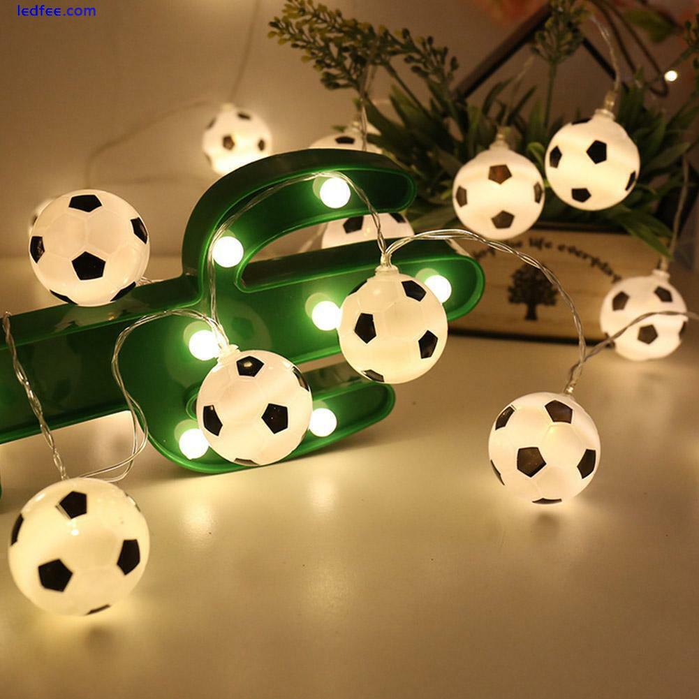 Football Fairy String Light Battery Bedroom Decor Lights White M5Y1 2 