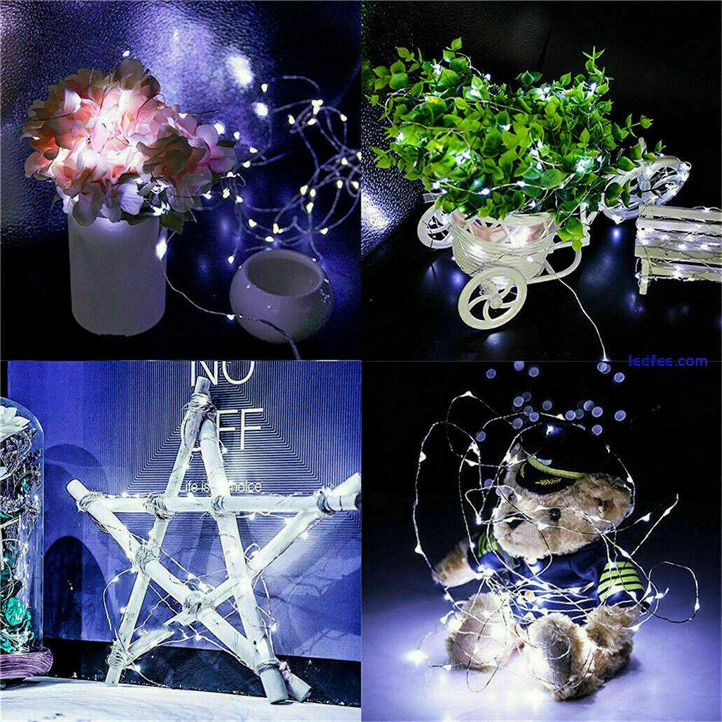 10-30 LED Micro Rice Wire Copper Fairy String Battery Lights Xmas Wedding Party 3 