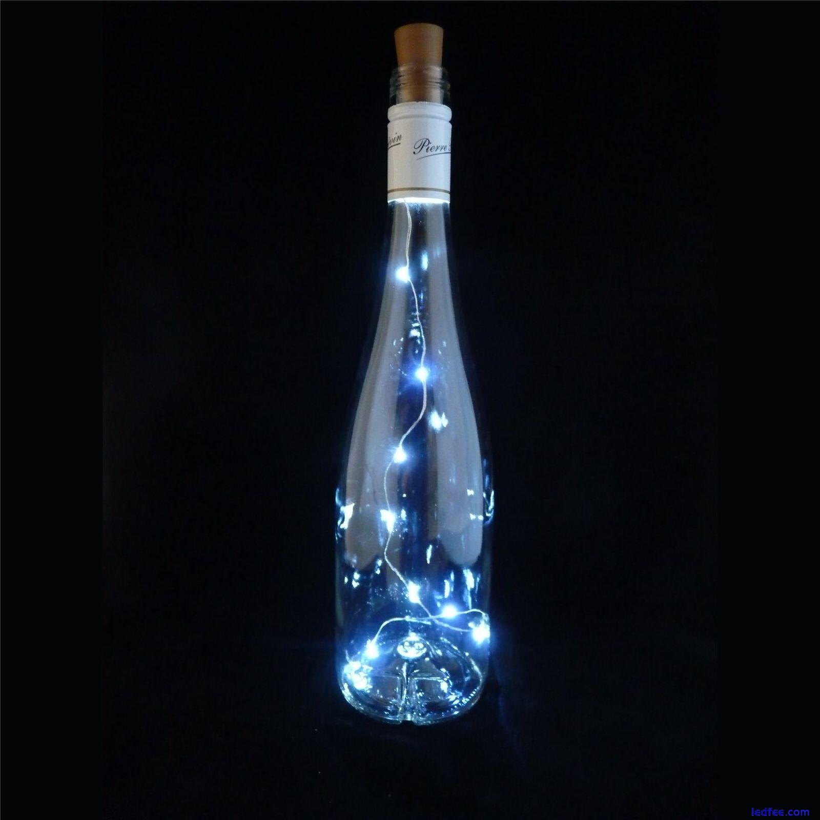 LED Cork with 10 Lights on a String Bottle Stopper, Lamp, Light, Wedding, Event 0 