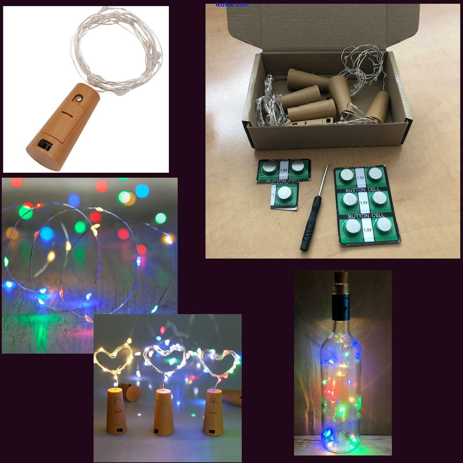 LED Cork with 10 Lights on a String Bottle Stopper, Lamp, Light, Wedding, Event 4 