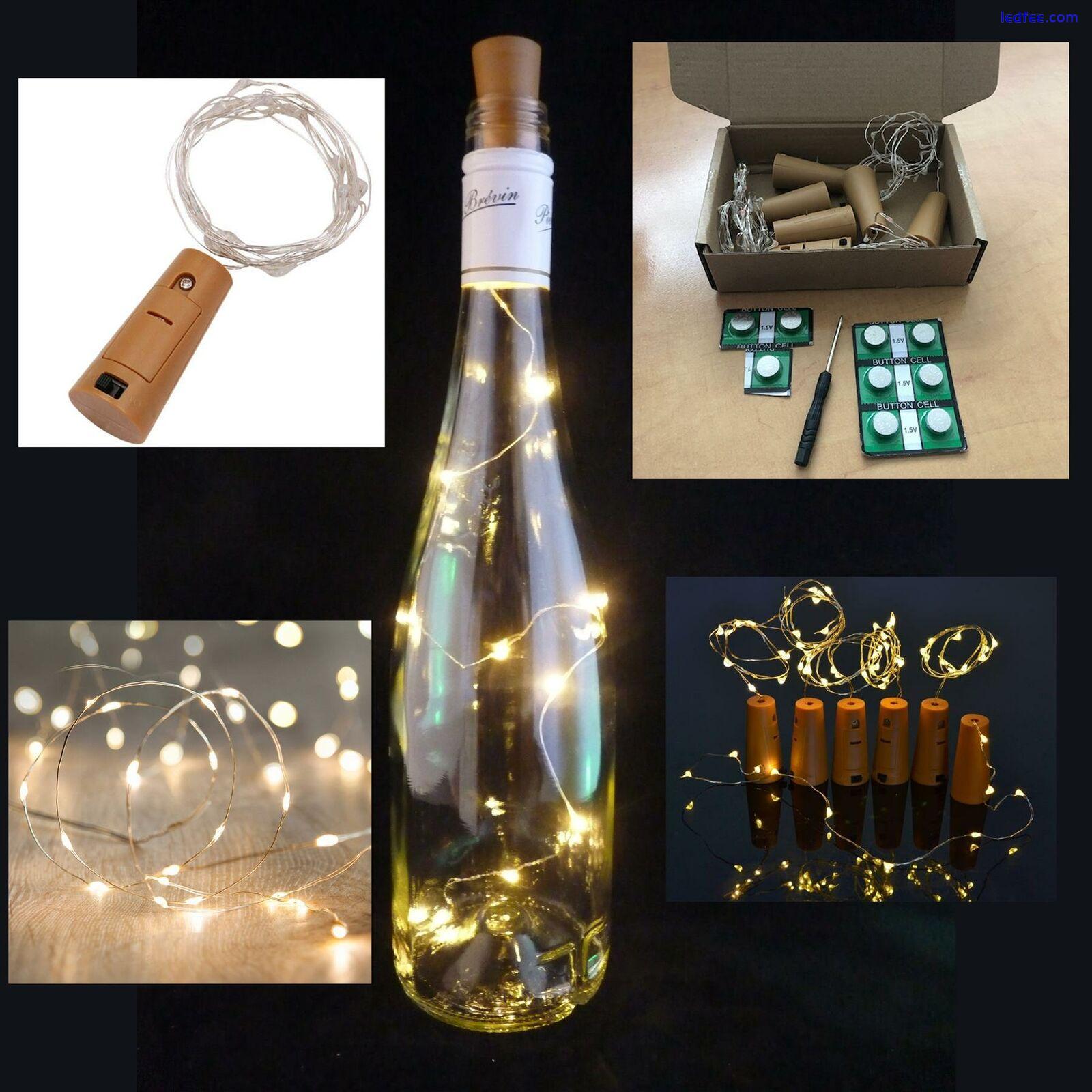 LED Cork with 10 Lights on a String Bottle Stopper, Lamp, Light, Wedding, Event 1 