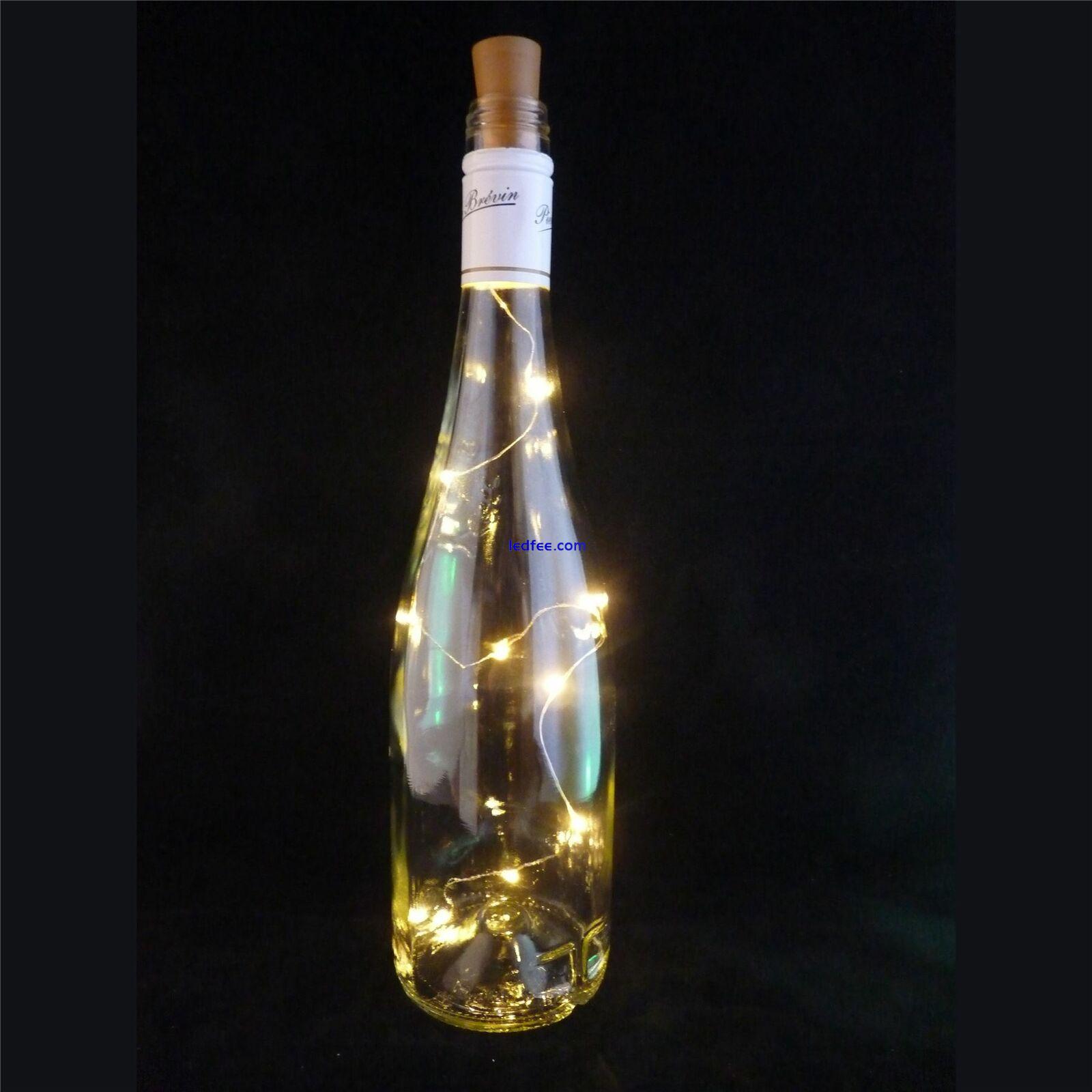 LED Cork with 10 Lights on a String Bottle Stopper, Lamp, Light, Wedding, Event 2 