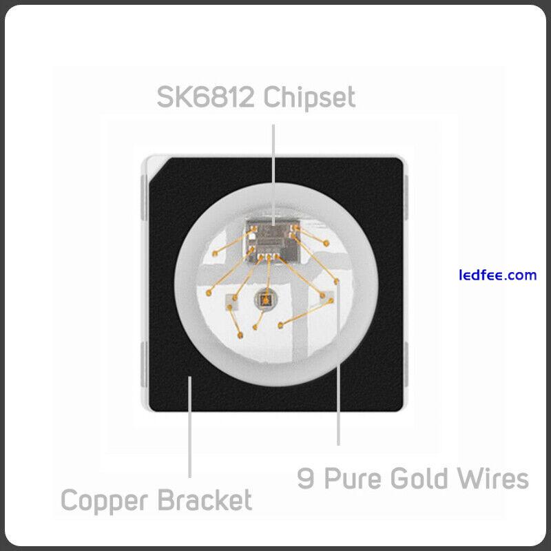 SK6812 Mini 3535 5050 SMD Addressable Digital RGB LED 4 pin Chip 5V 2 