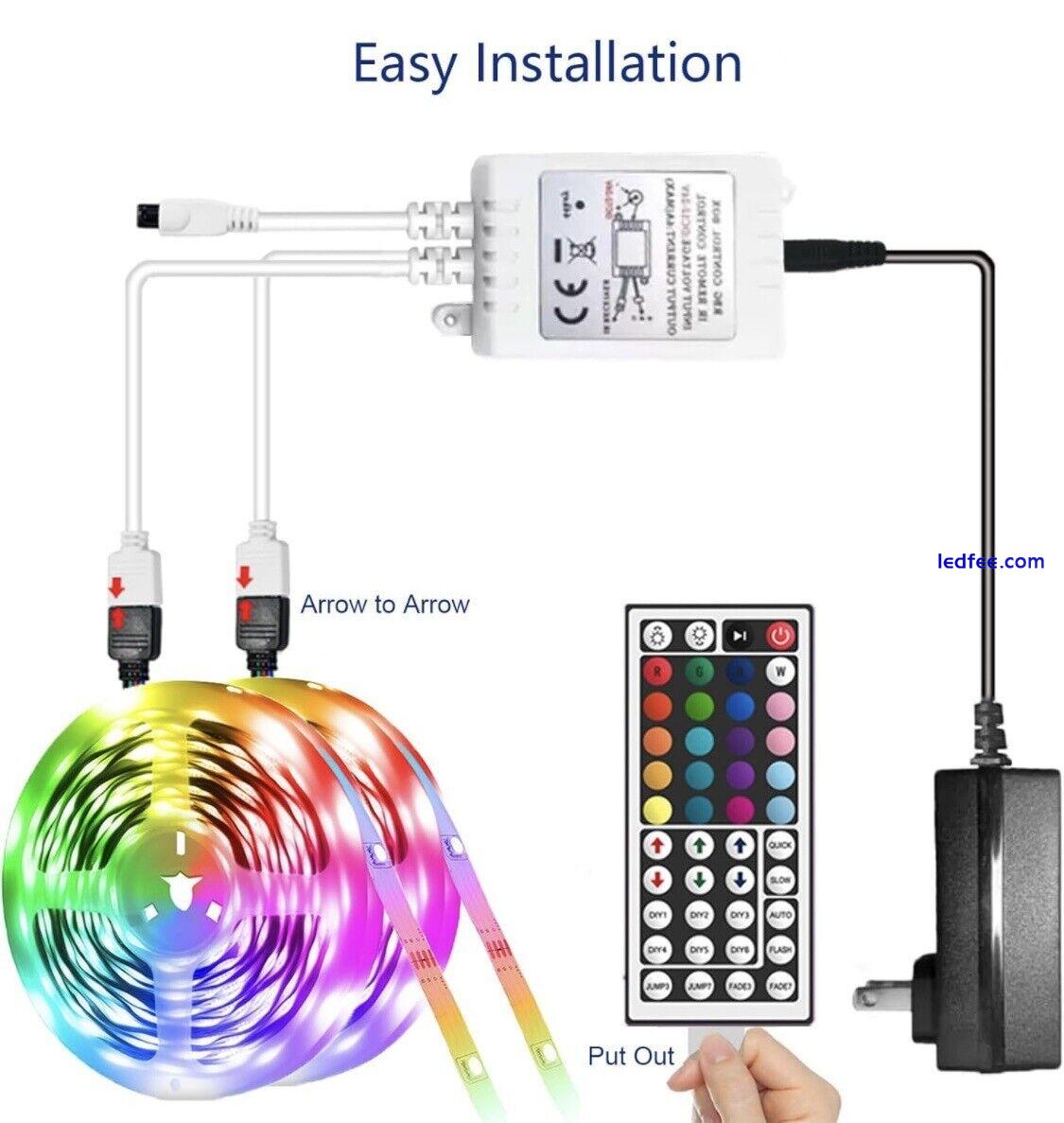 LED Lights for Bedroom, 5050 LED Tape Lights, Color Changing. FREE SHIPPING! 2 