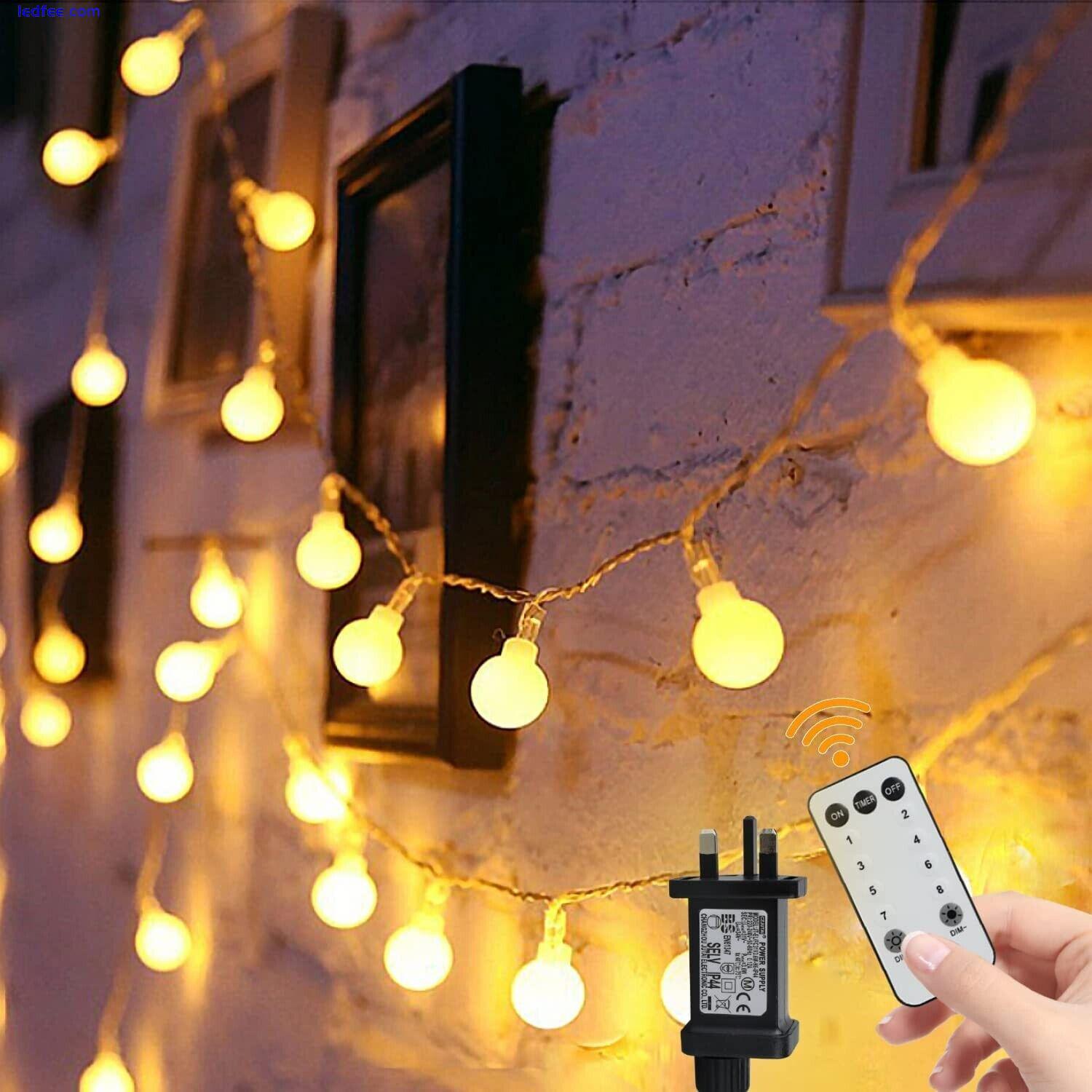 Yinuo 100 LED 15m/49ft Indoor & Outdoor Warm White **EU PLUG** String Lights UK. 0 