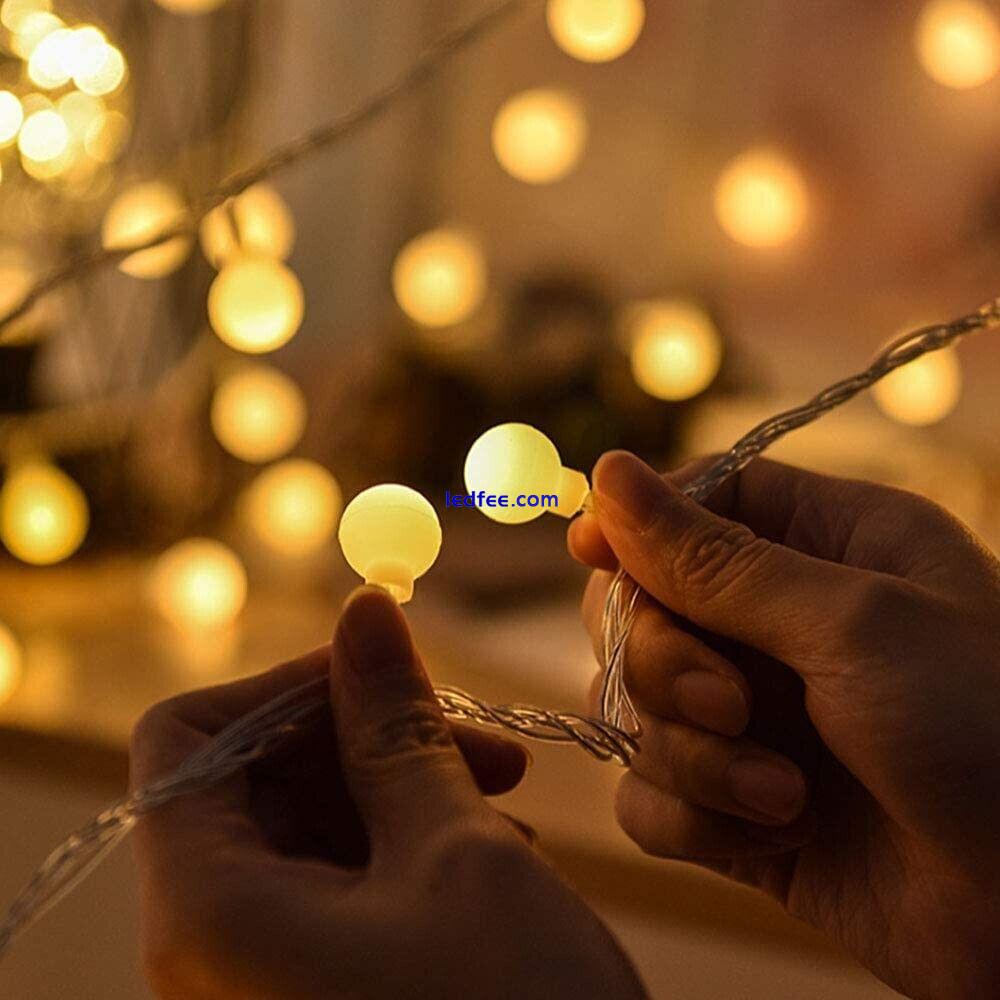 Yinuo 100 LED 15m/49ft Indoor & Outdoor Warm White **EU PLUG** String Lights UK. 1 