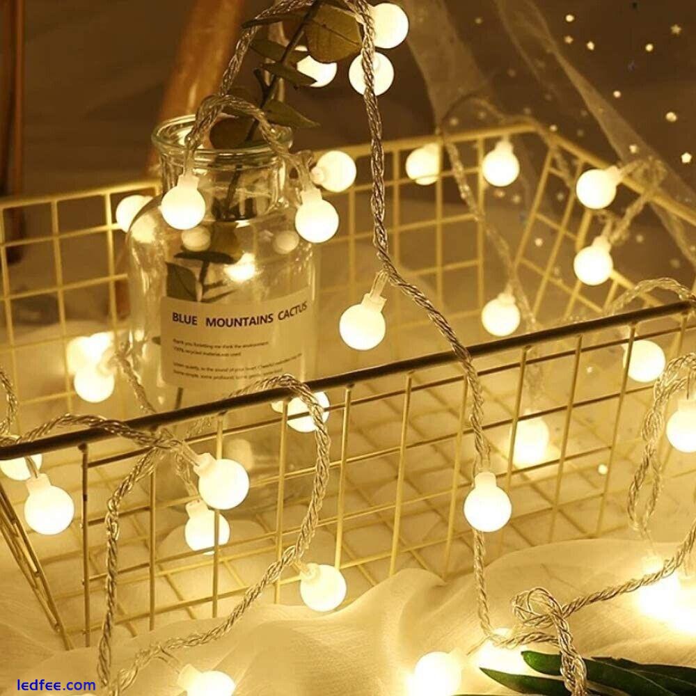 Yinuo 100 LED 15m/49ft Indoor & Outdoor Warm White **EU PLUG** String Lights UK. 5 