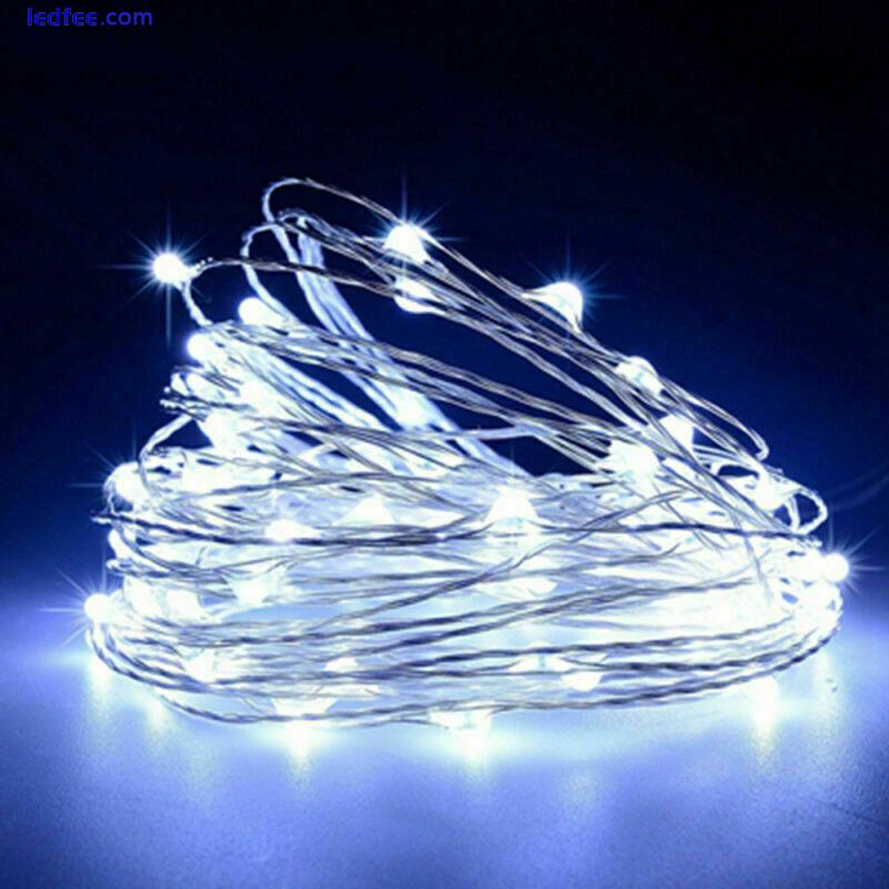 Fairy String Lights 1-5M Micro Rice Copper Wire Battery Operated Christmas Light 3 