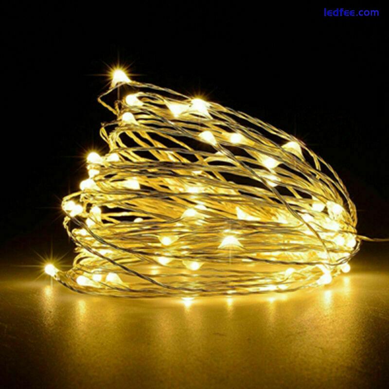 Fairy String Lights 1-5M Micro Rice Copper Wire Battery Operated Christmas Light 2 