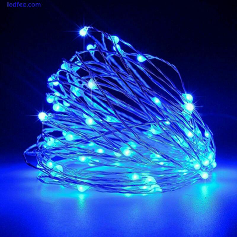 Fairy String Lights 1-5M Micro Rice Copper Wire Battery Operated Christmas Light 5 