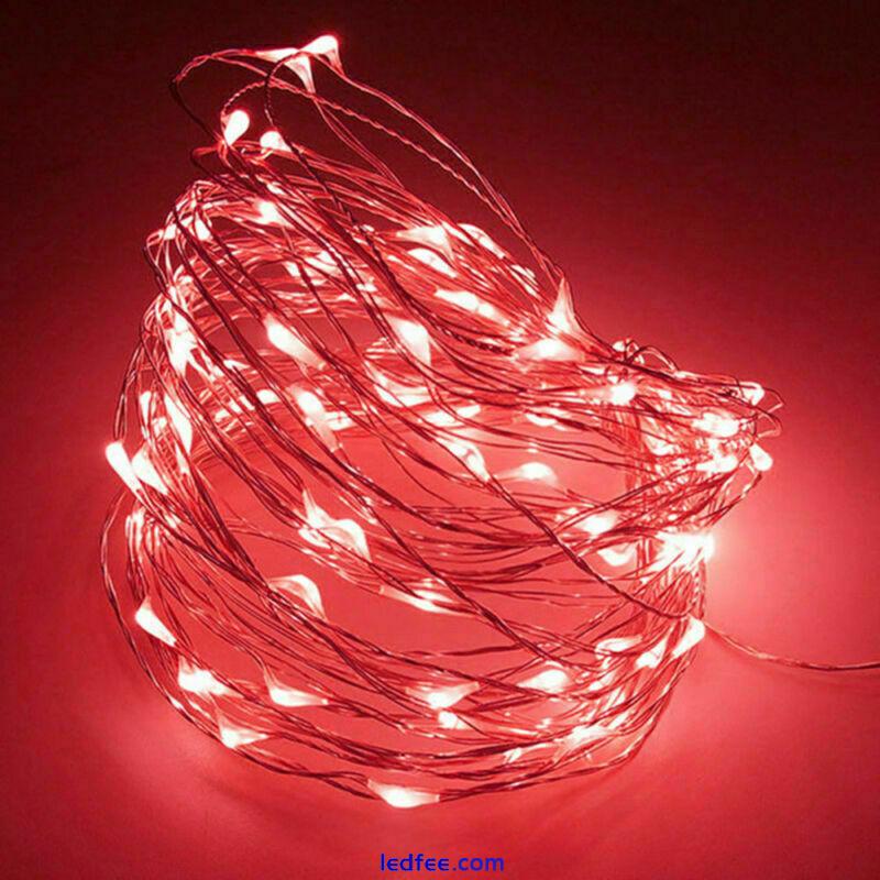 Fairy String Lights 1-5M Micro Rice Copper Wire Battery Operated Christmas Light 4 