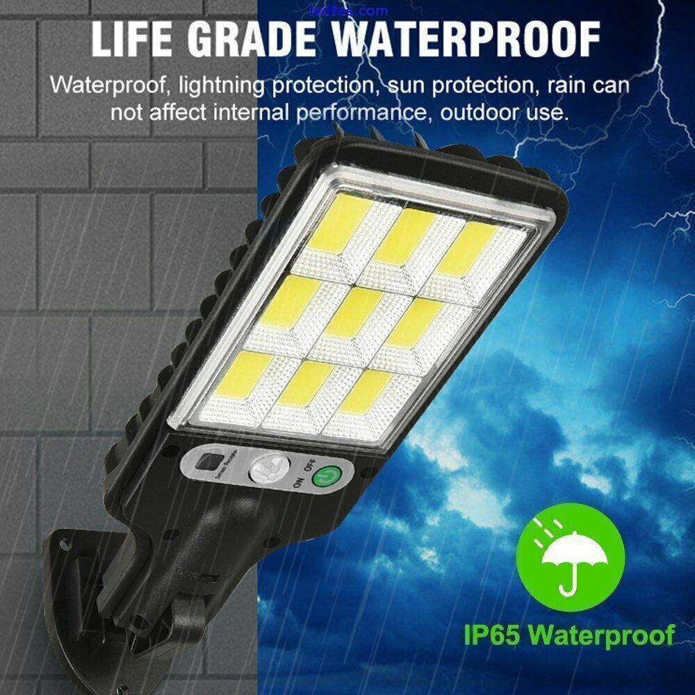 6000W LED Solar PIR Motion Sensor Street Wall Light Security Outdoor Garden Lamp 2 