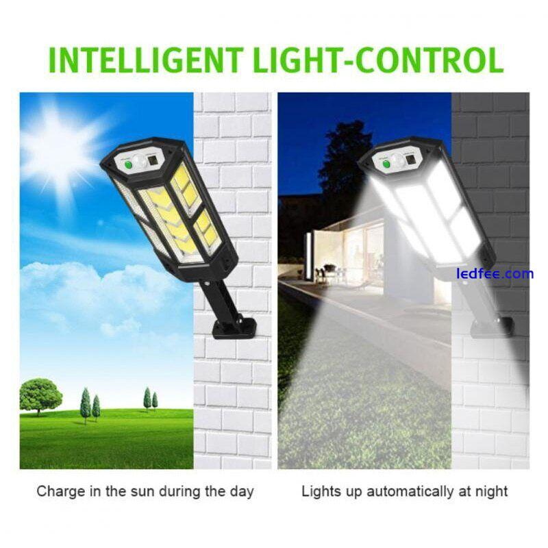 2023 New LED Solar Street Light Commercial Outdoor Dusk To Dawn Road Wall Lamp 1 