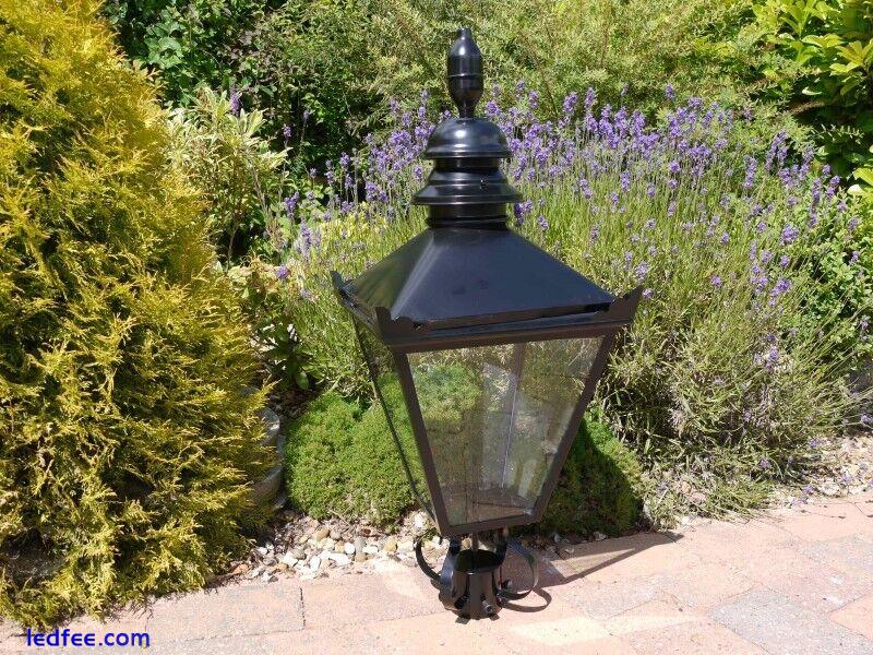  Black Victorian Lamp post Top lantern  Traditional garden street light 90 cm 0 