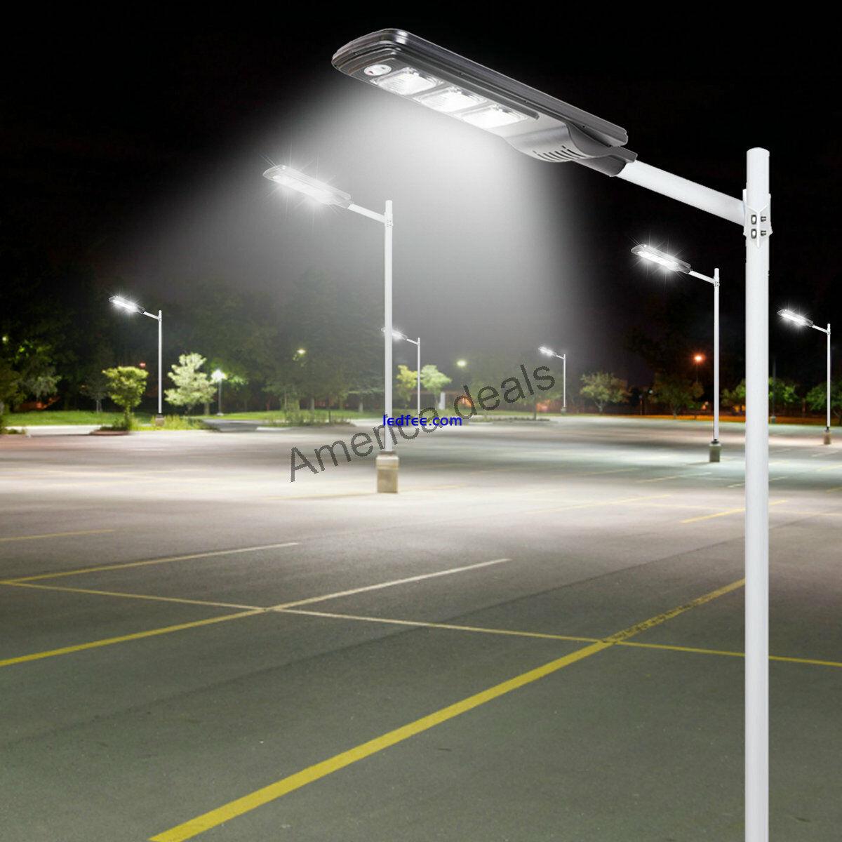 LED Solar Powered Street Light Arm Security Light Mouting Arm Pole Braket 0 