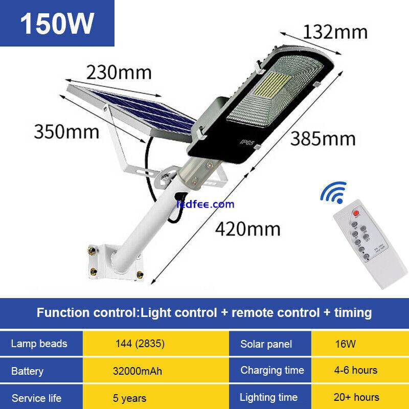 Commercial LED Solar Street Flood Light Lamp Outdoor Area Dusk To Dawn Wall Lamp 0 