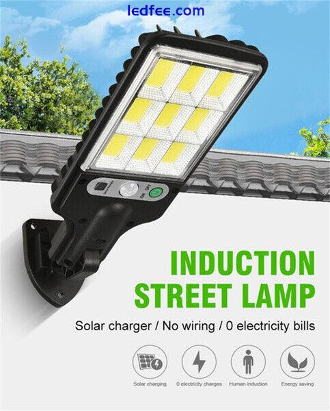 1-6PACK 3600W LED Solar Street Wall Light PIR Motion Sensor Outdoor Garden Lamp 1 