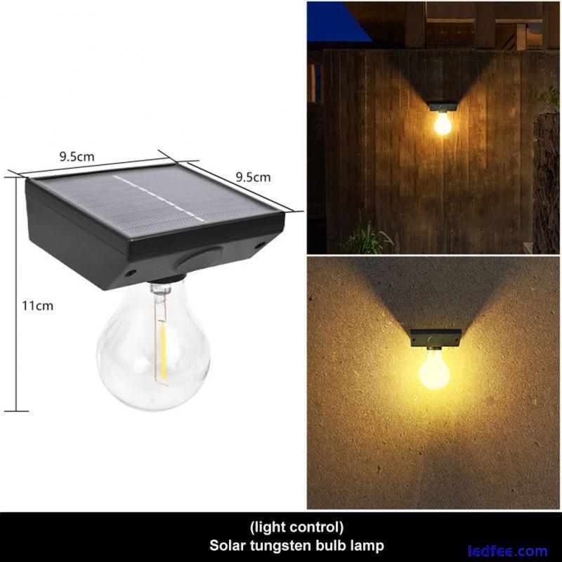 Outdoor LED Solar Bulb Light Garden Motion Sensor Solar Wall Street Wall Lamp 5 