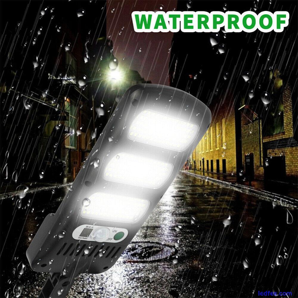 Solar Light Outdoor Street Light Waterproof Infrared Sensor Smart Motion 3 