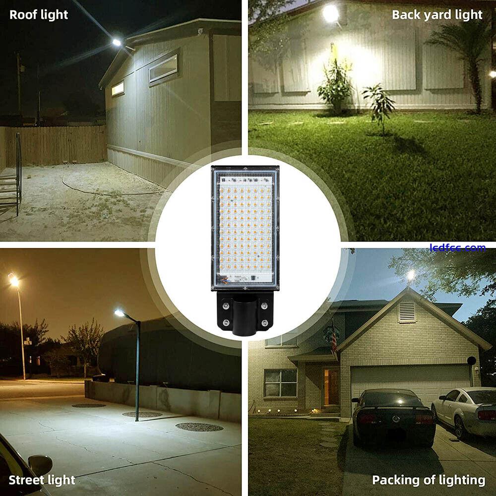 LED Street Lamp Flood Lights Waterproof Garden Patio Courtyard Outdoor Path Road 5 