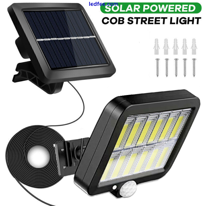 50000LM LED Solar Street Light Security Flood Lamp Motion Sensor Outdoor Lights 0 