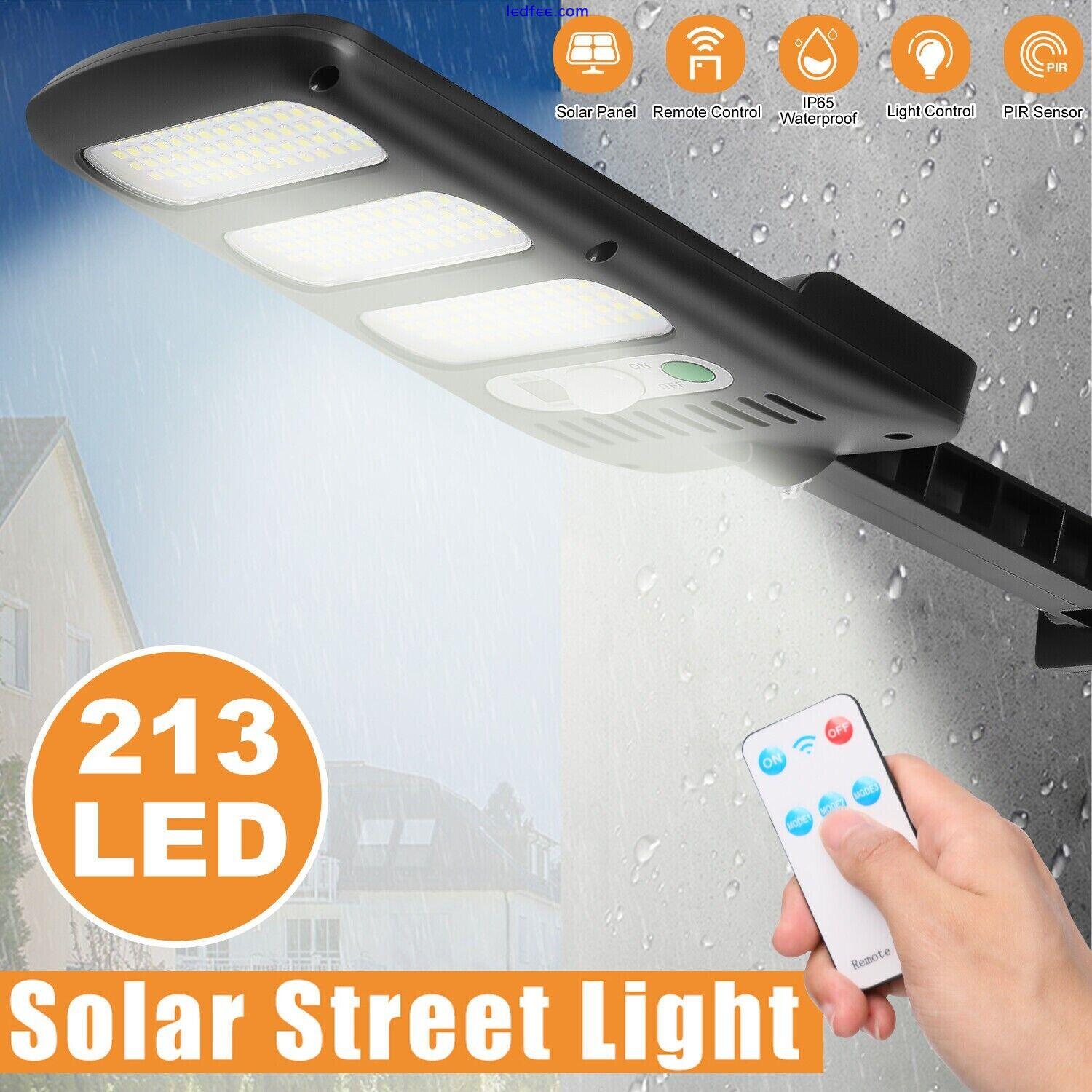 990000LM LED Solar Flood Light Security Motion Sensor Outdoor Yard Street Wall 0 