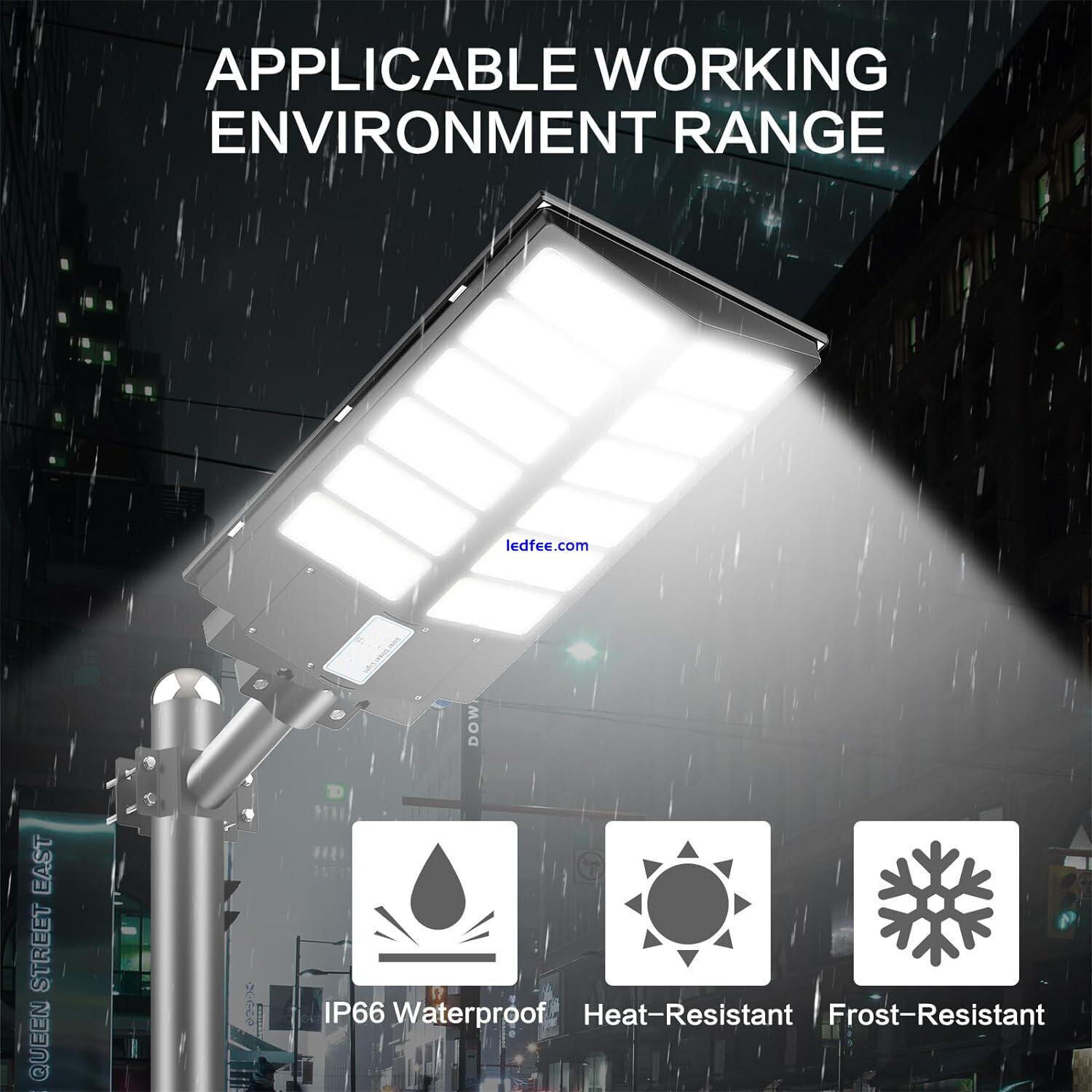 Solar Wall Lights Pathway Motion Sensor 3000W LED Bulb Outdoor Lamp Waterproof 0 