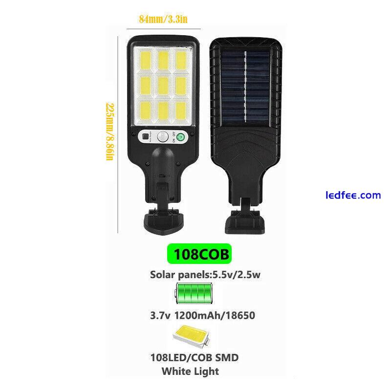 1000000LM LED Solar Motion Sensor Light Bright Garden Outdoor Street Wall Lamp 1 