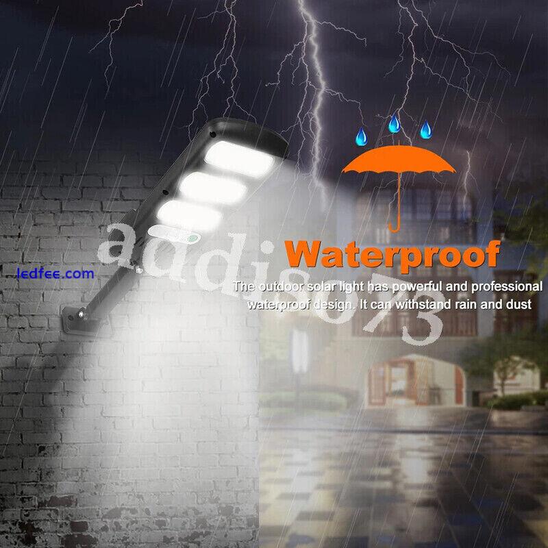 Commercial Solar Street Flood Light LED Lamp Outdoor Area Dusk To Dawn Wall Lamp 5 