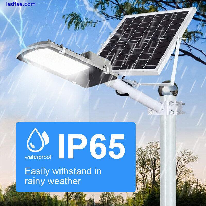 Solar Street Light Outdoor High Brightness Dusk to Dawn LED Lamp IP65 Waterproof 3 